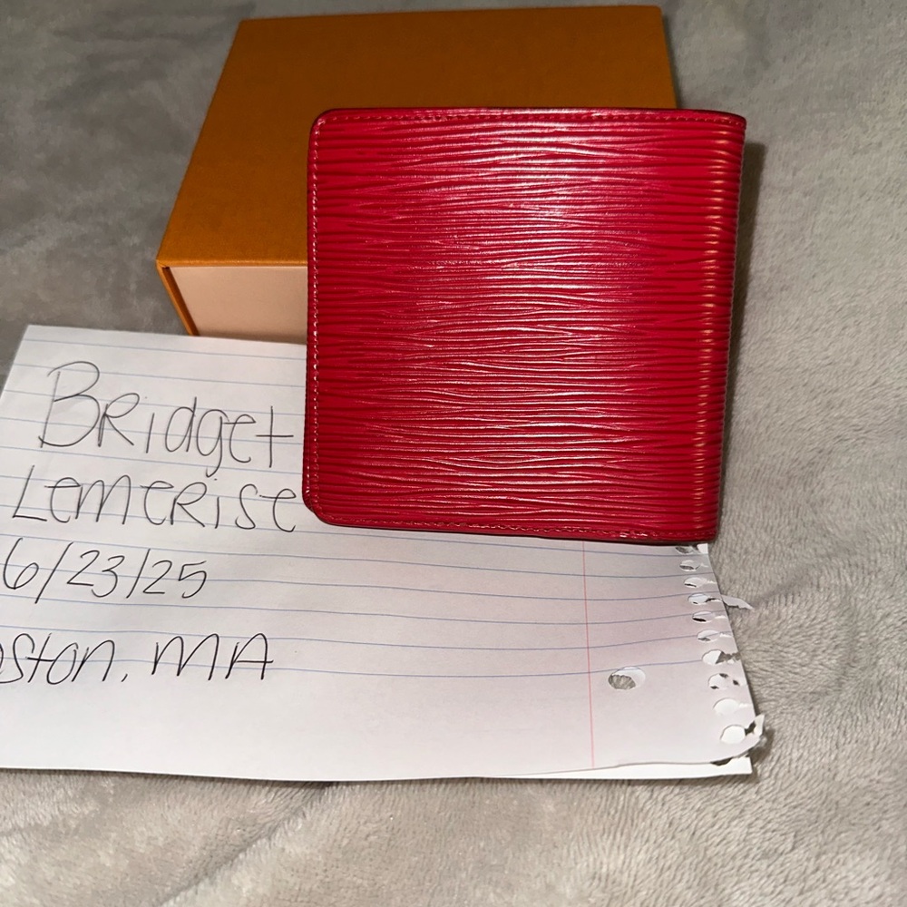 Louis Vuitton Scarlet Epi Leather Wallet - Picture 12 of 13